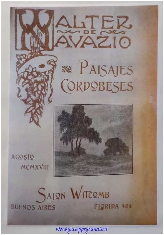 Walter de Navazio locandina mostra 1918