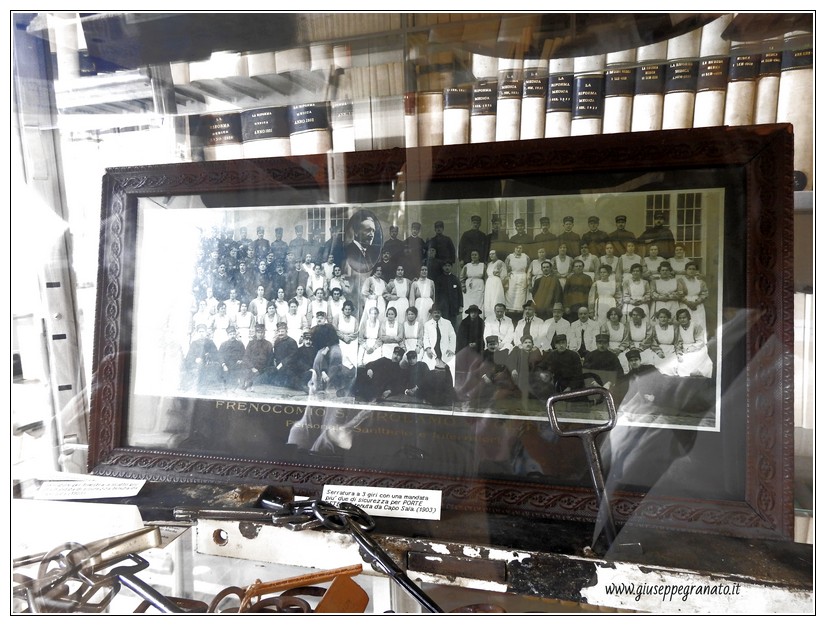 Museo Lombroso: foto del personale 1903