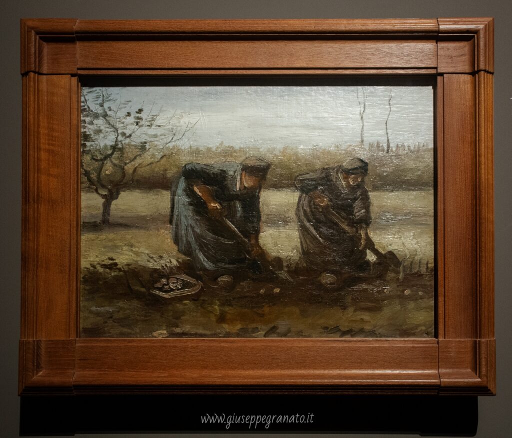 V. van Gogh, Contadine che raccolgono patate, 1885