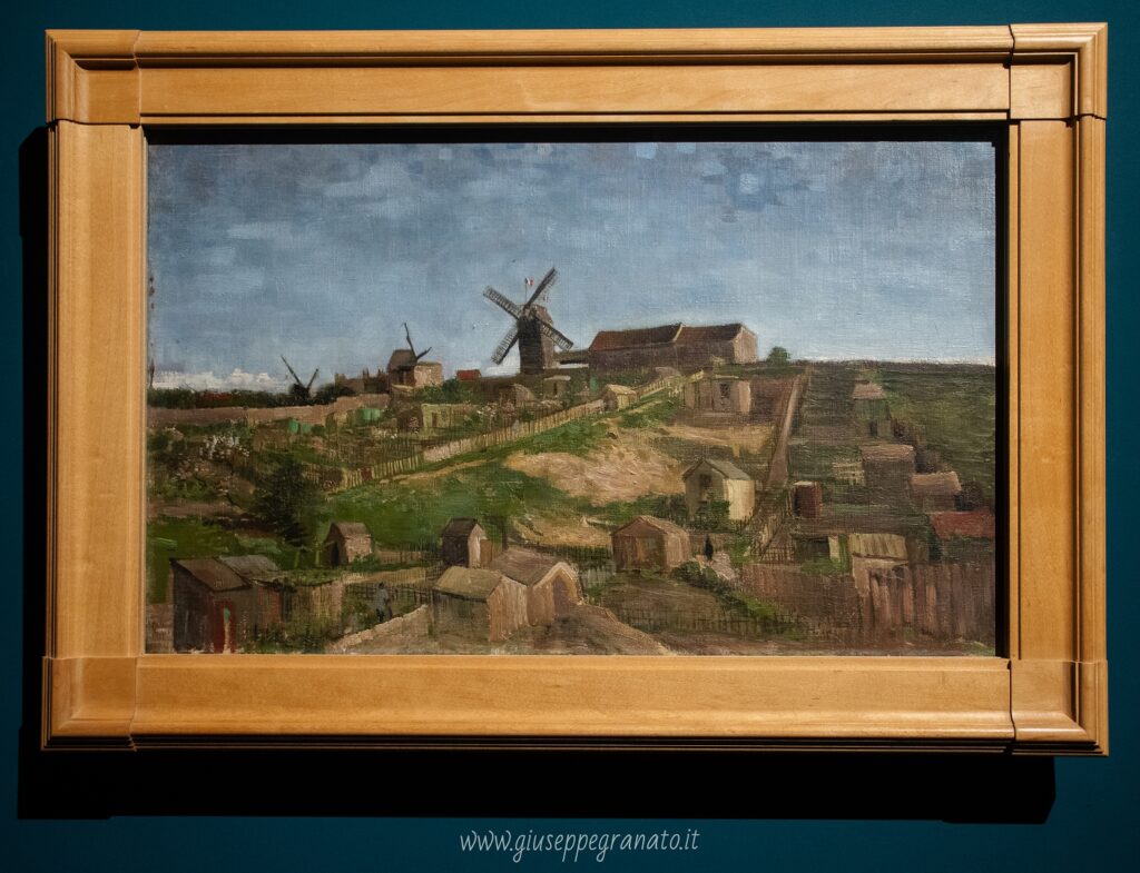 V. van Gogh, La collina di Montmartre, 1886