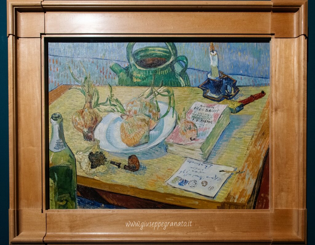 V. van Gogh, Natura morta con un piatto di cipolle, 1889