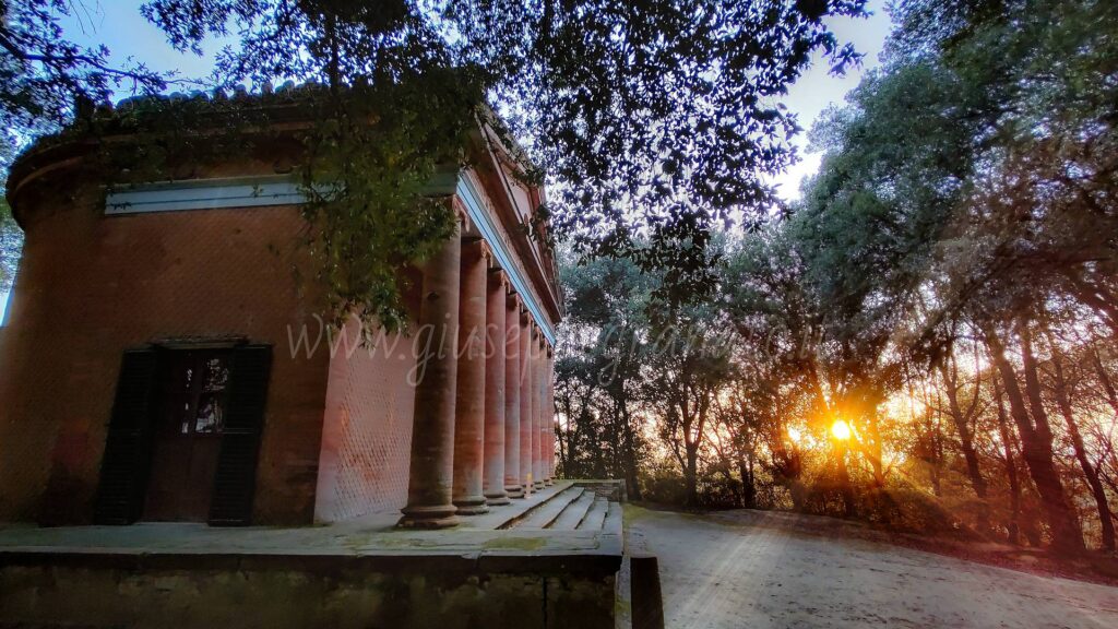 tempio Minerva Medica-tramonto-