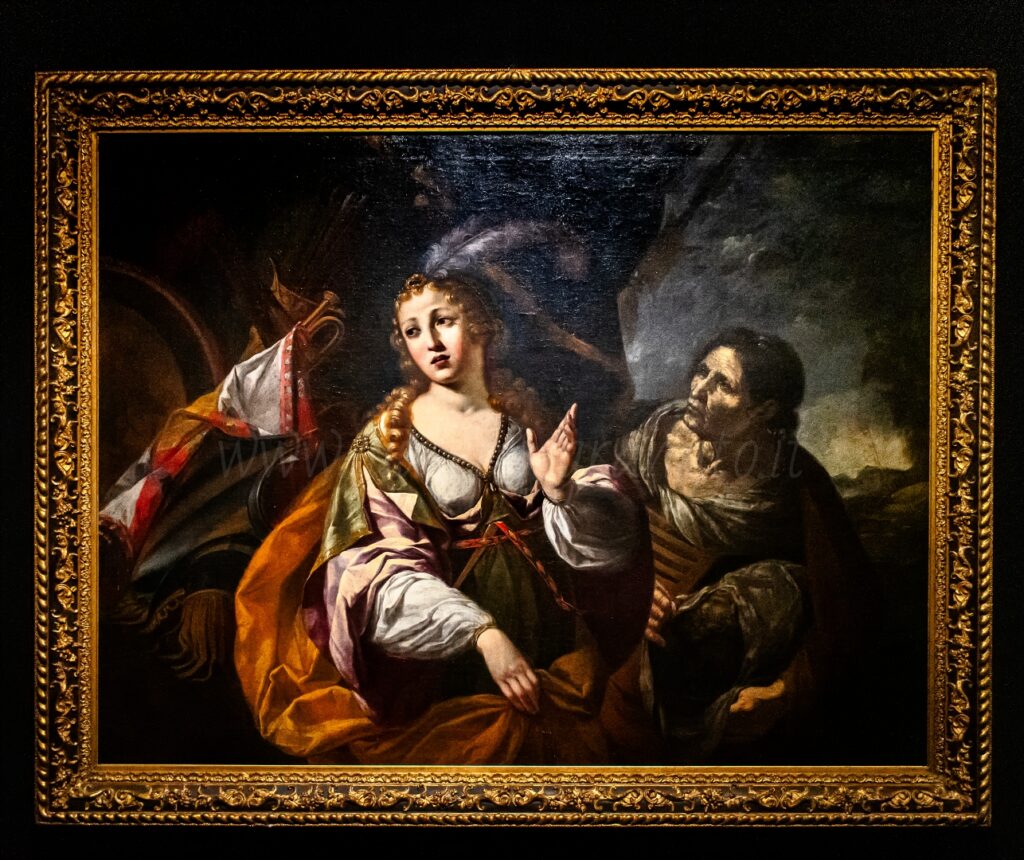 Girolamo Scaglia, "Giuditta e l'ancella Abra con la testa di Oloferne