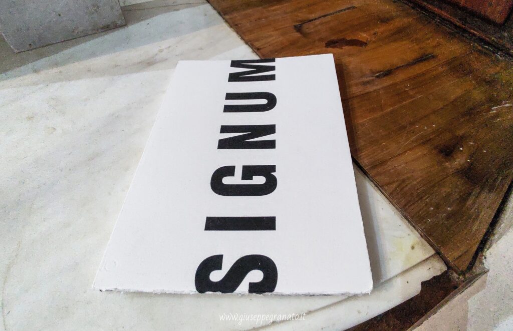 Arianna Meini. "Signum" Serigrafia su carta FabrianoRosaspina, 285 g. 35x500 cm. Edizione limitata 5 copie