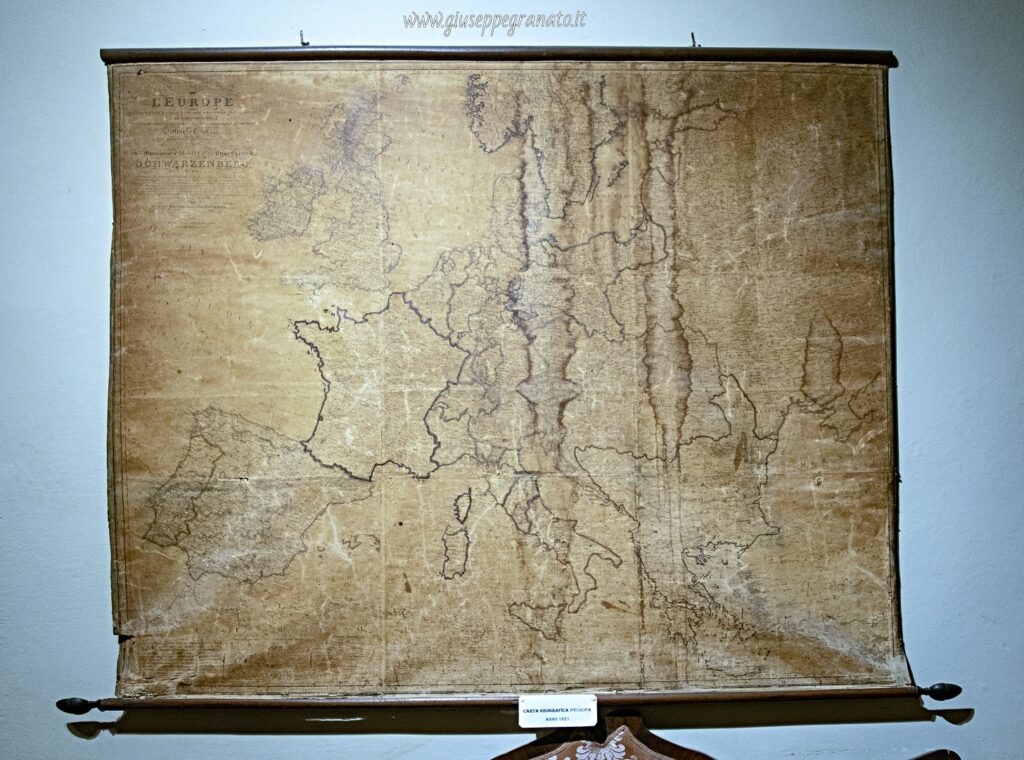 Carta geografica d'Europa 1821