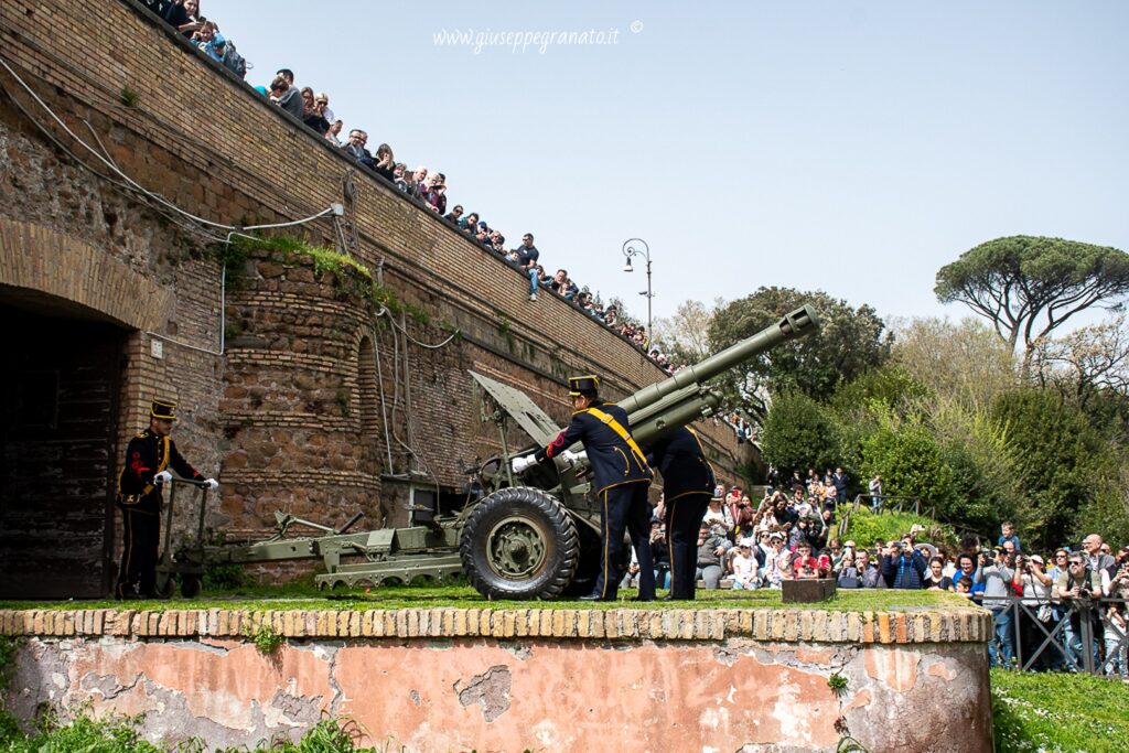 Posizionamento del Cannone