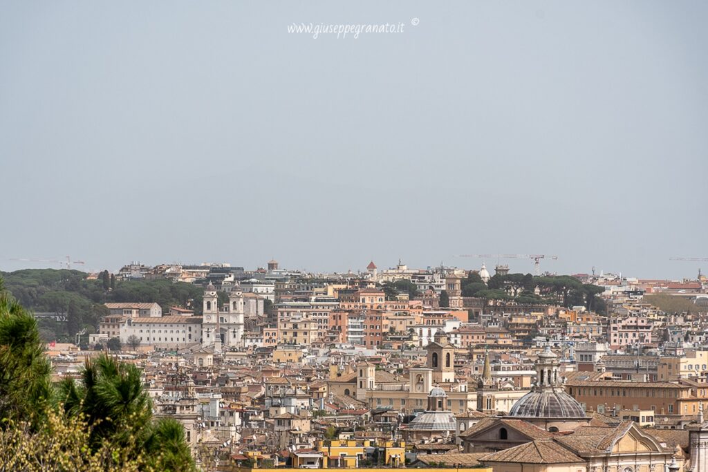 Roma dalla terrazza del Gianicolo